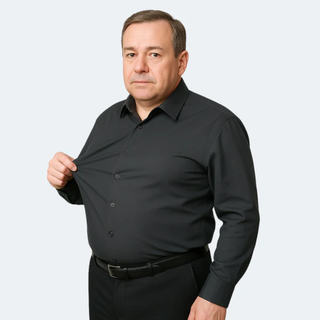 Men's Premium Dress Shirt with Tailored Fit