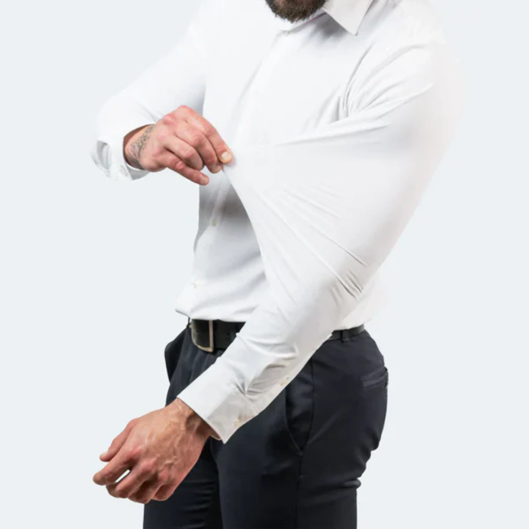 Men's Premium Dress Shirt with Tailored Fit
