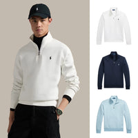 BUY 1 GET 3 — BLOUSE WITH CLOSURE - White • Aviator Blue • Heather Blue / S