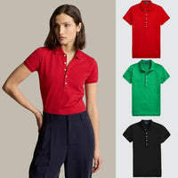 BUY 1, GET 3! PIQUÉ COTTON POLO SET - Red - Dark green - Black / S